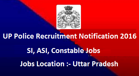 UP Police SI Recruitment 2016 Apply Online
